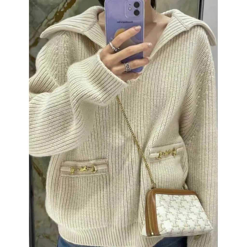 Celine Beige Cashmere Knitwear Beige Cashmere Very good - Box View