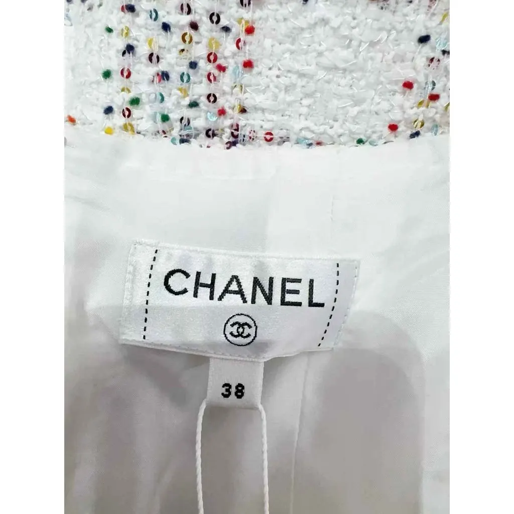 Chanel Tweed Skirt MultiColor Tweed Never worn, with tag - Box View