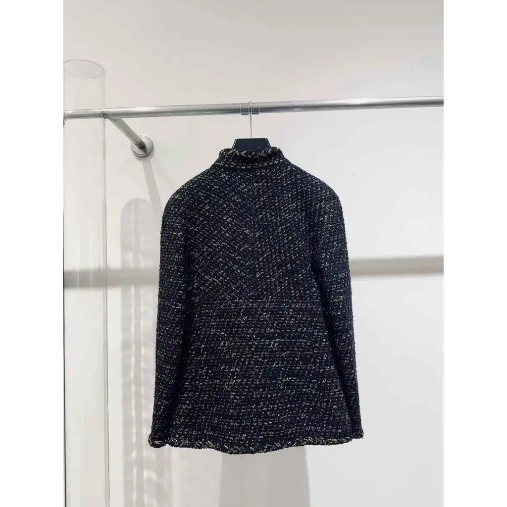 Chanel La Petite Veste Noire Tweed Jacket MultiColor Tweed Very good - Back View
