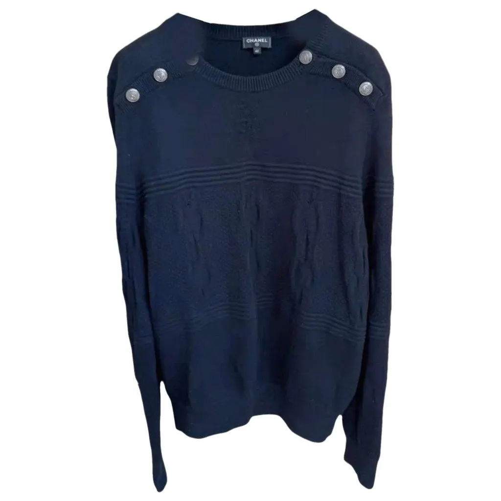 Chanel Cotton Knitwear MultiColor Cotton Very good - Front View