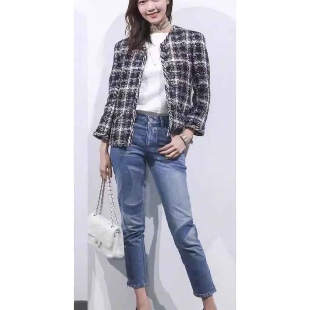 Chanel La Petite Veste Noire Cotton Jacket MultiColor Cotton Very good - Box View