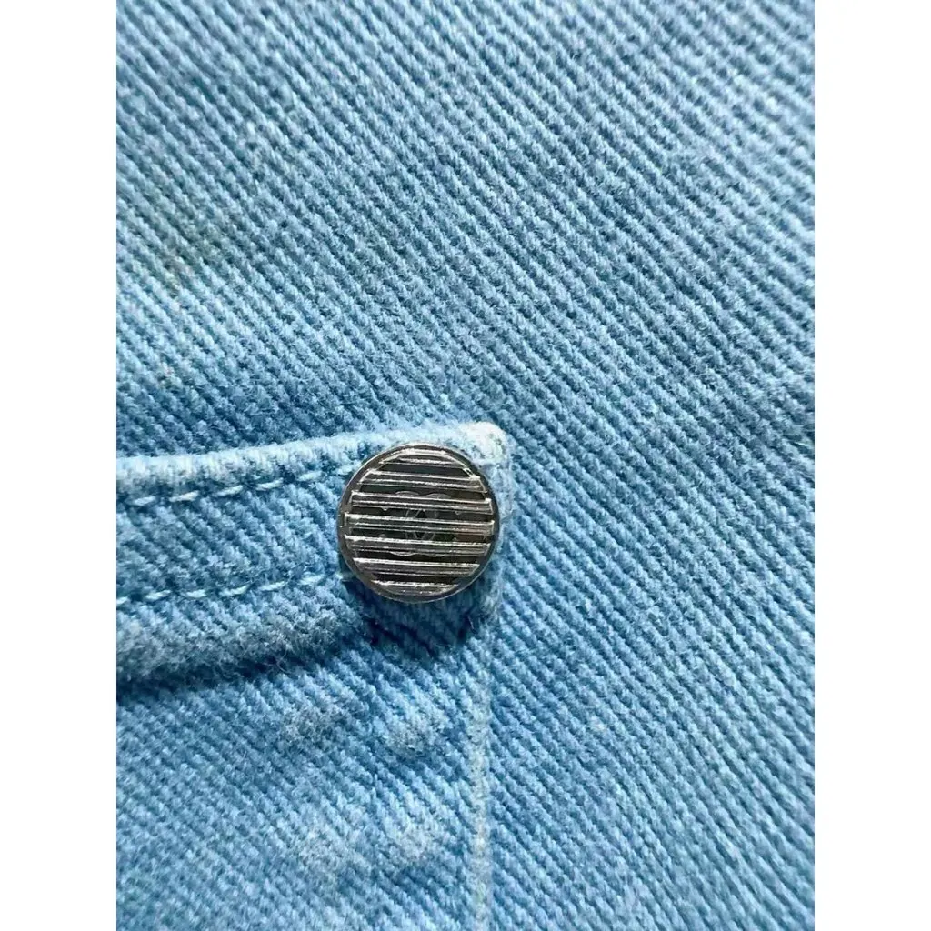 Chanel Blue Cotton Trousers Blue Cotton Very good - Model View
