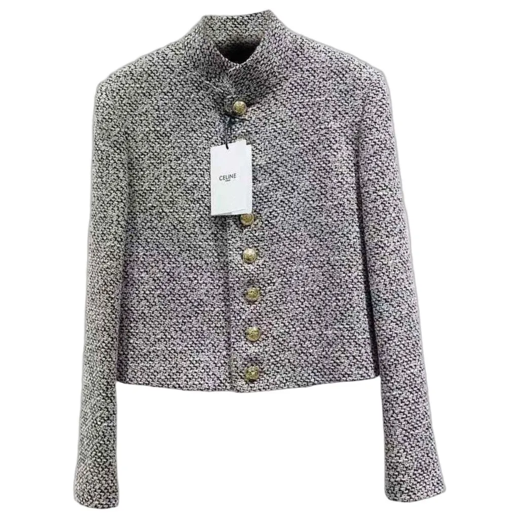 Celine Wool Jacket MultiColor Wool Never worn, with tag - Front View
