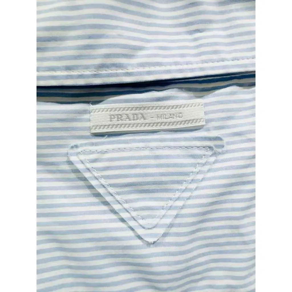 Prada Cotton Top MultiColor Cotton Never worn, with tag - Model View