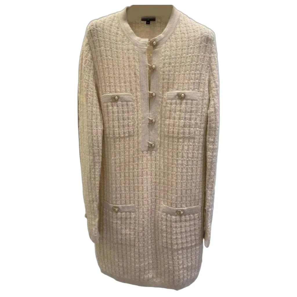 Chanel Wool Dress MultiColor Wool Never worn, with tag - Front View