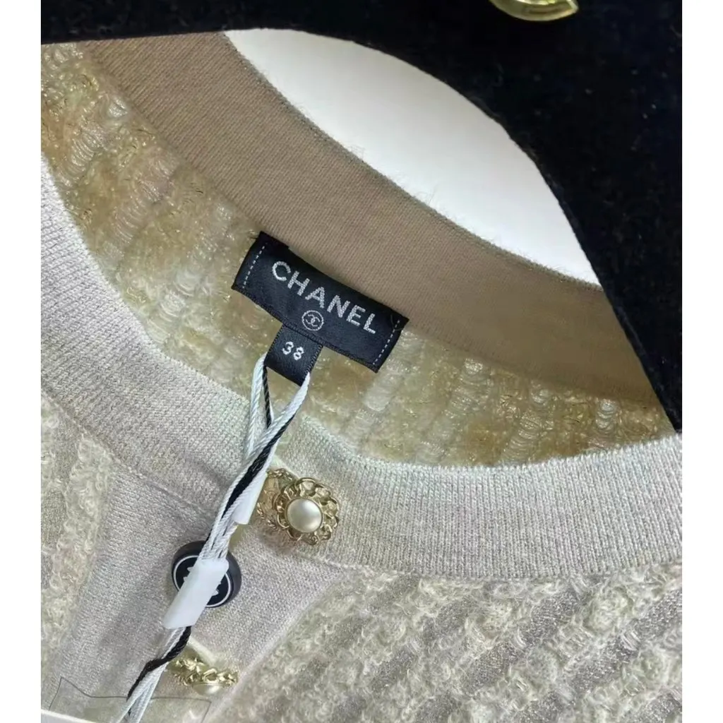 Chanel Wool Dress MultiColor Wool Never worn, with tag - Inside View