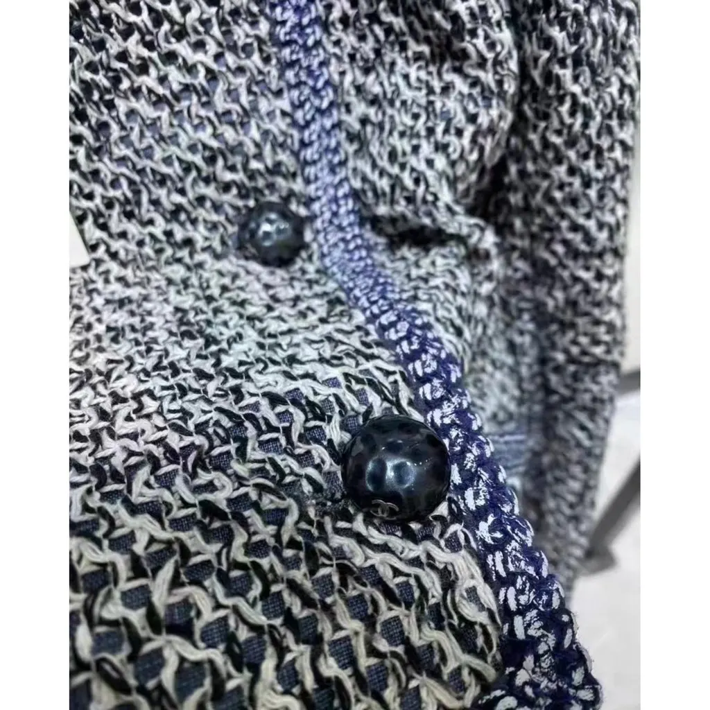Chanel La Petite Veste Noire Cotton Jacket MultiColor Cotton Very good - Back View