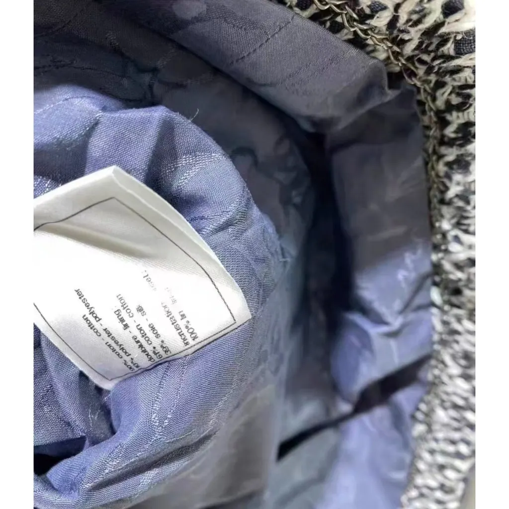 Chanel La Petite Veste Noire Cotton Jacket MultiColor Cotton Very good - Inside View