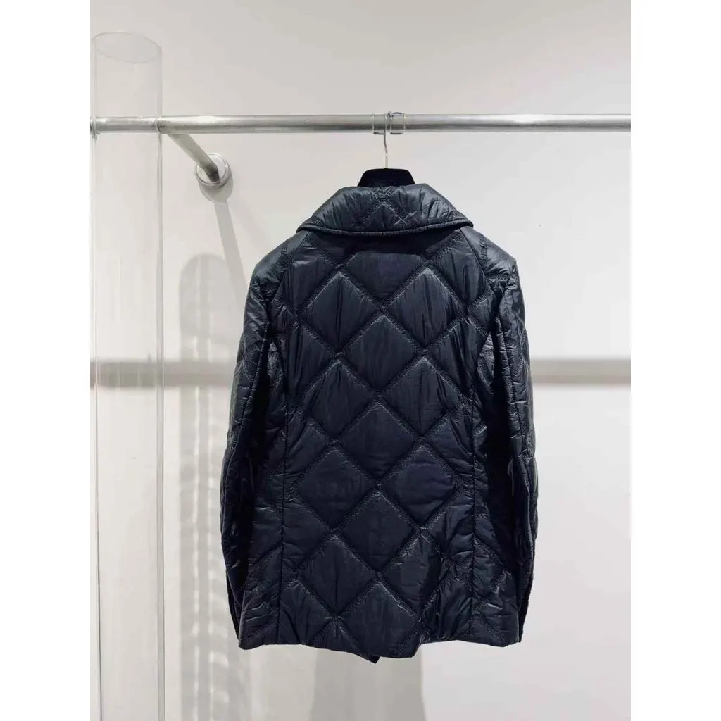 Chanel Black Silk Coat Black Silk Very good - Inside View