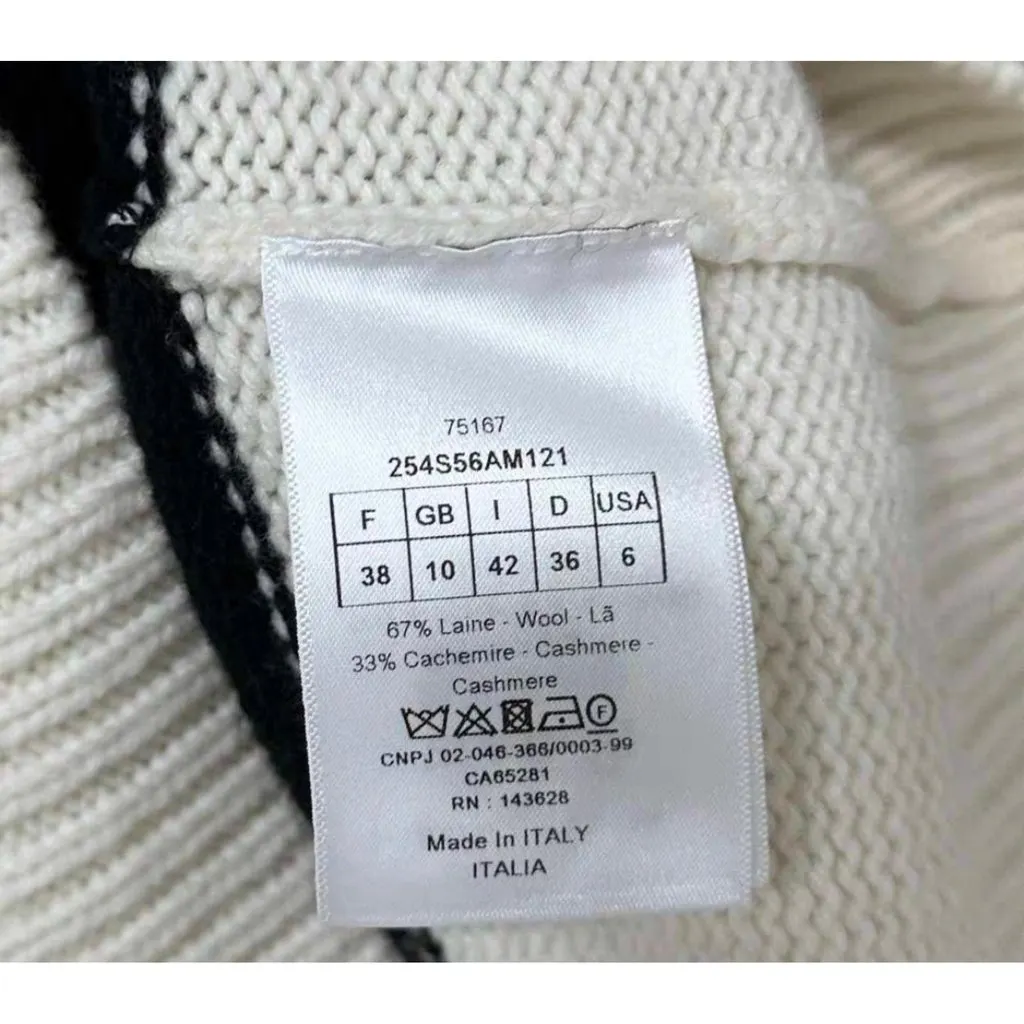 Dior J'Adior Wool Knitwear MultiColor Wool Never worn, with tag - Model View