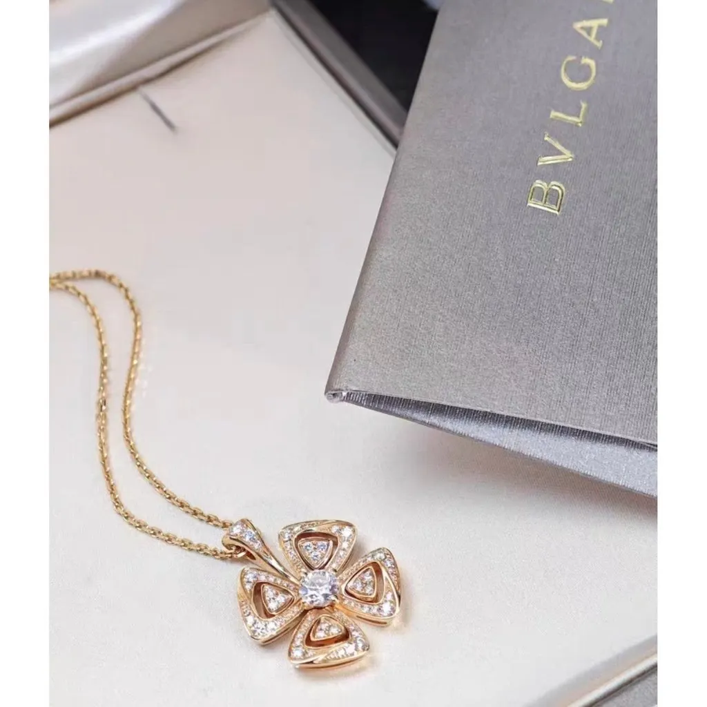 Bvlgari Pink Gold Necklace MultiColor Lace Very good - Inside View