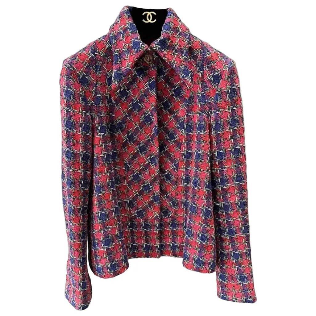 Chanel La Petite Veste Noire Tweed Jacket MultiColor Tweed Very good - Front View