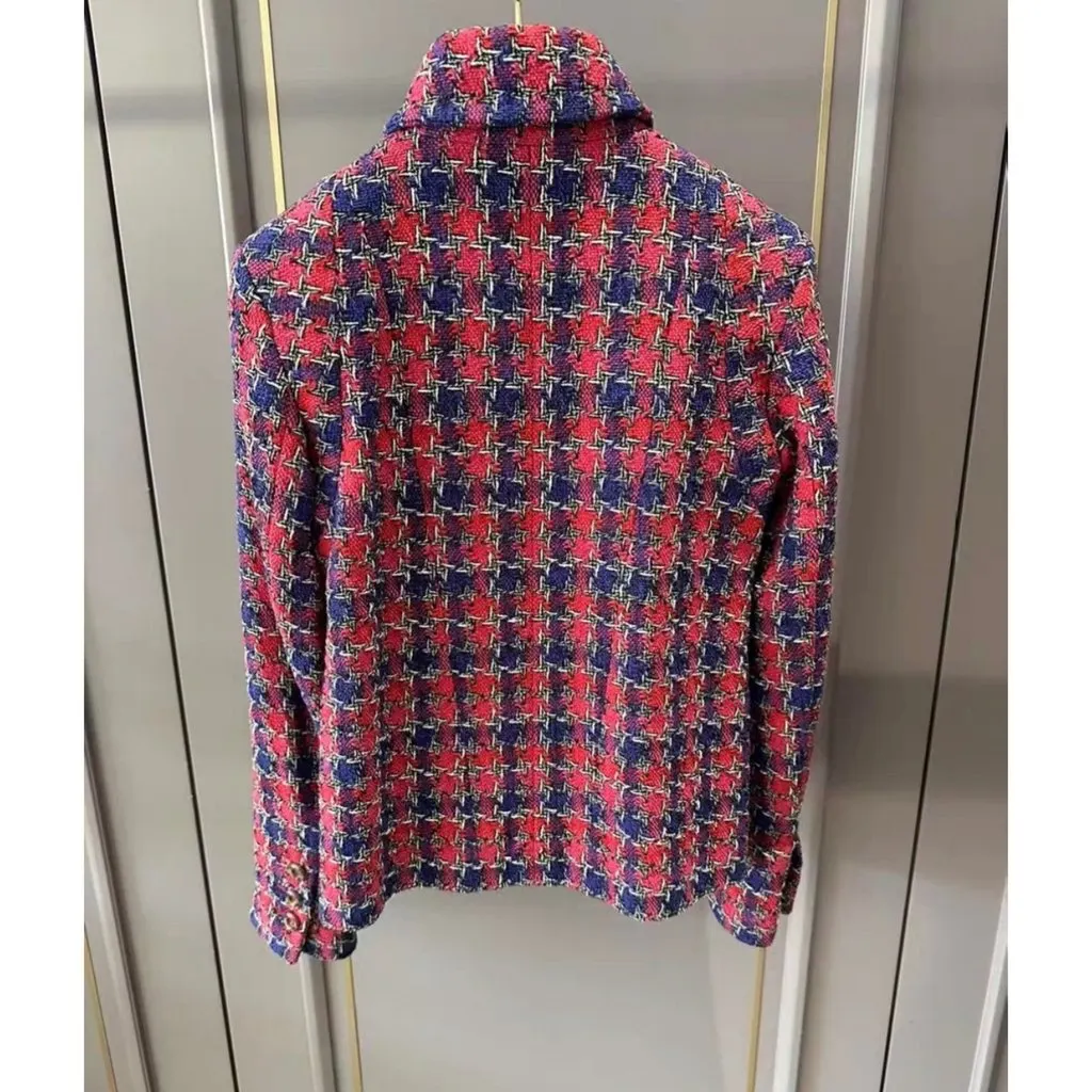 Chanel La Petite Veste Noire Tweed Jacket MultiColor Tweed Very good - Back View