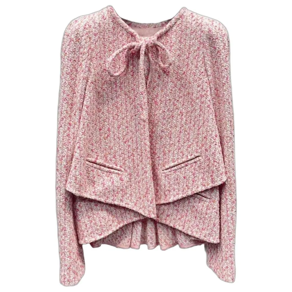 Chanel La Petite Veste Noire Tweed Jacket MultiColor Tweed Very good - Front View
