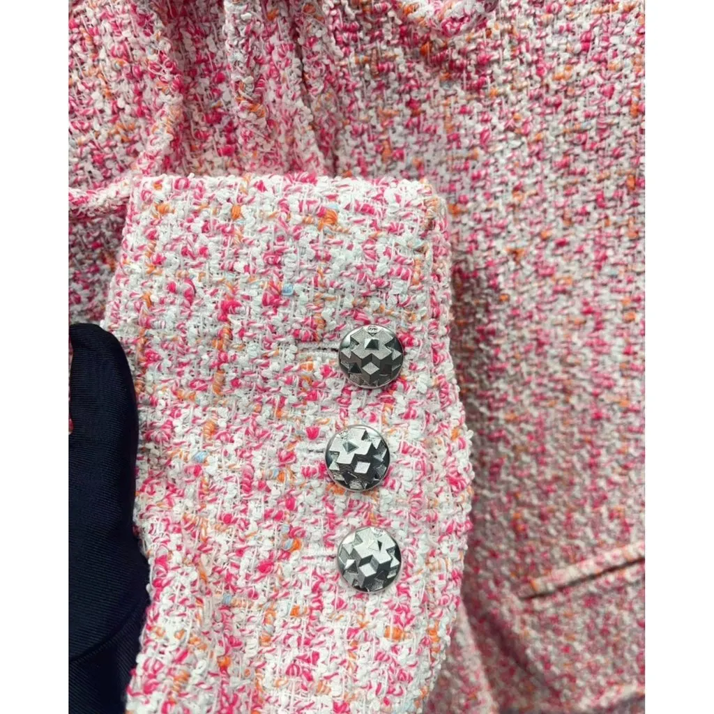 Chanel La Petite Veste Noire Tweed Jacket MultiColor Tweed Very good - Inside View
