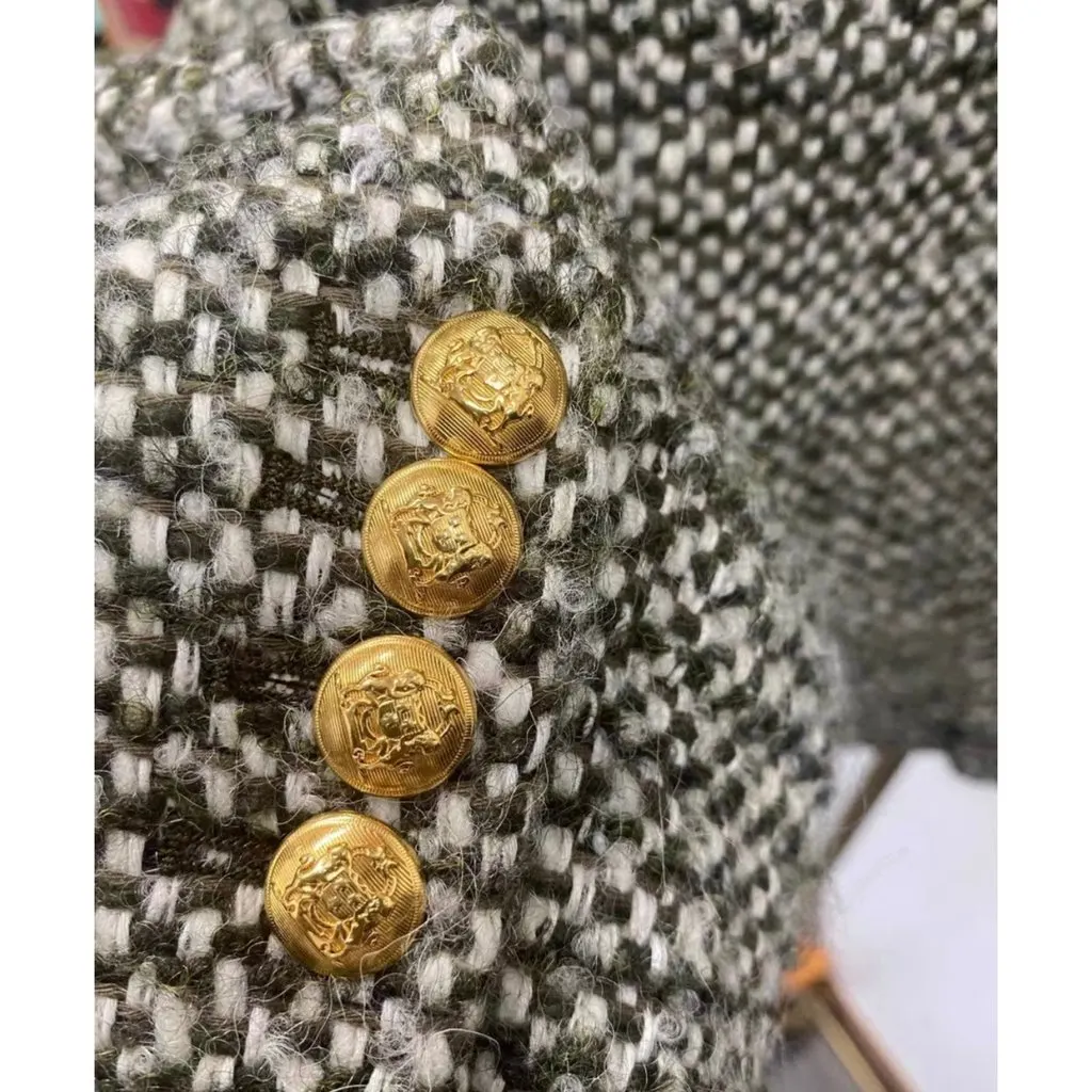 Celine Wool Jacket MultiColor Wool Very good - Model View