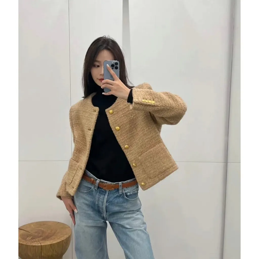 Celine Wool Jacket MultiColor Wool Very good - Back View
