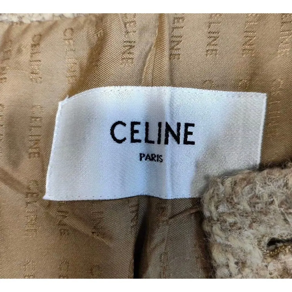 Celine Wool Jacket MultiColor Wool Very good - Inside View