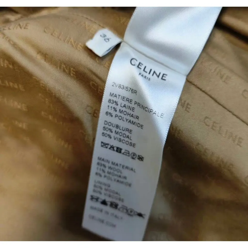 Celine Wool Jacket MultiColor Wool Very good - Box View