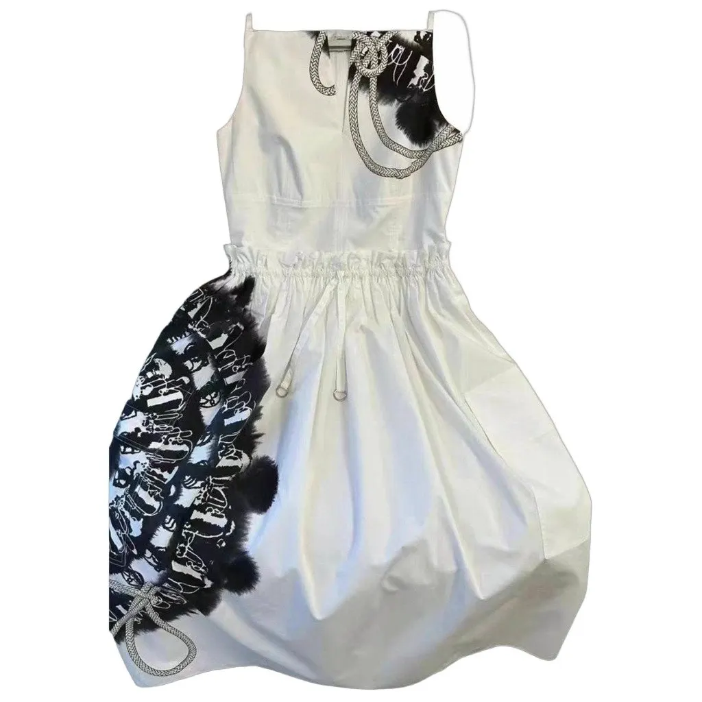 Hermes Twillaine Cotton Dress MultiColor Cotton Very good - Front View