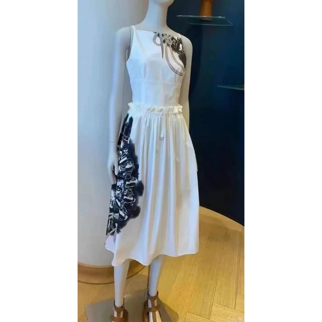 Hermes Twillaine Cotton Dress MultiColor Cotton Very good - Box View