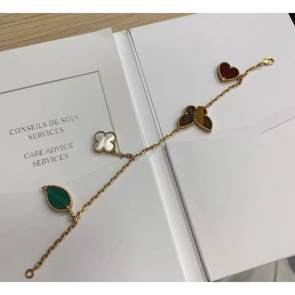 Van Cleef & Arpels Lucky Alhambra Bracelet MultiColor Very good - Back View