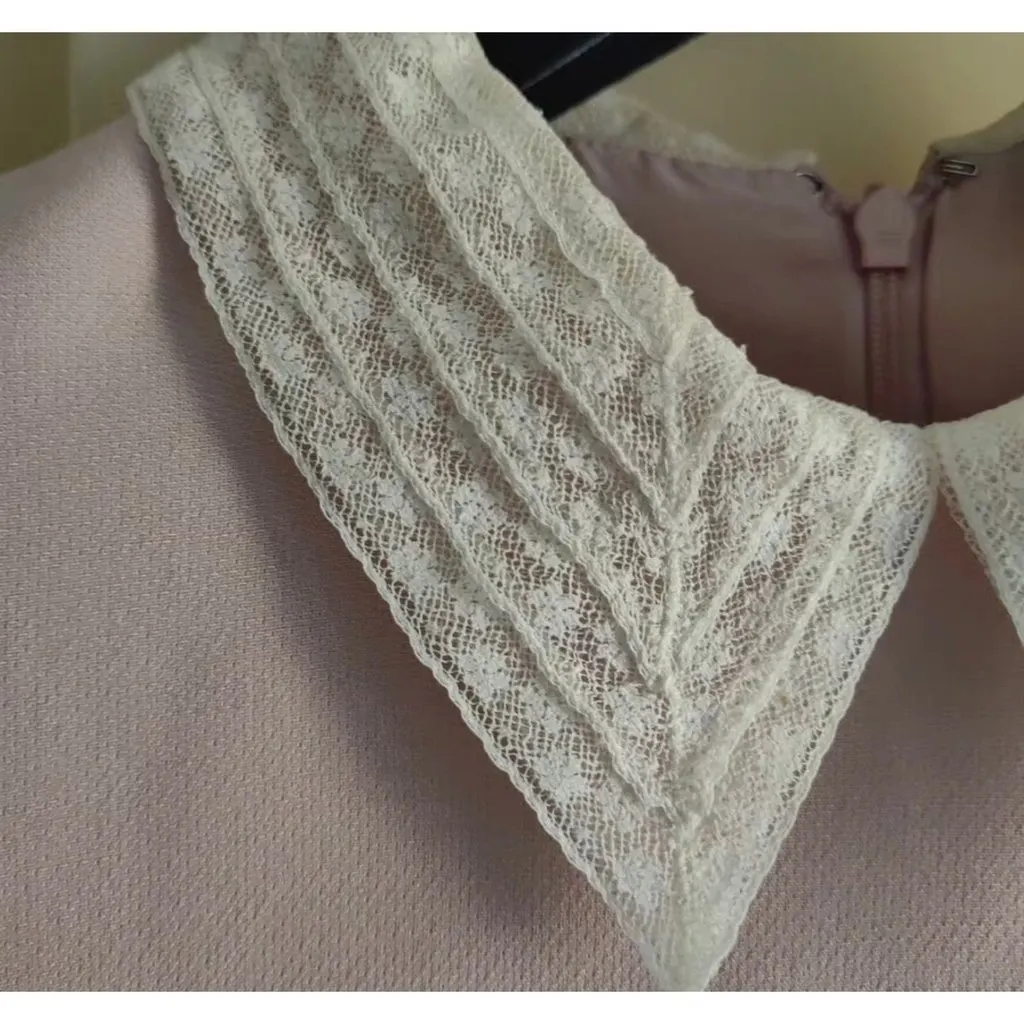 Dior Pink Wool Dress Pink Wool Very good - Back View