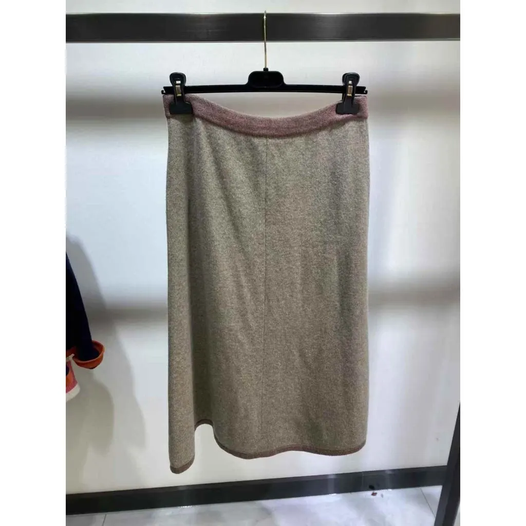 Chanel Cashmere Skirt MultiColor Cashmere Very good - Back View