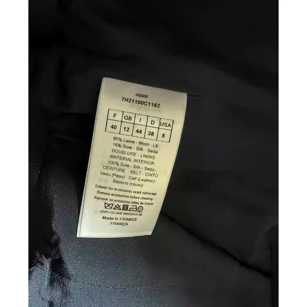 Dior Wool Dress MultiColor Wool Very good - Inside View