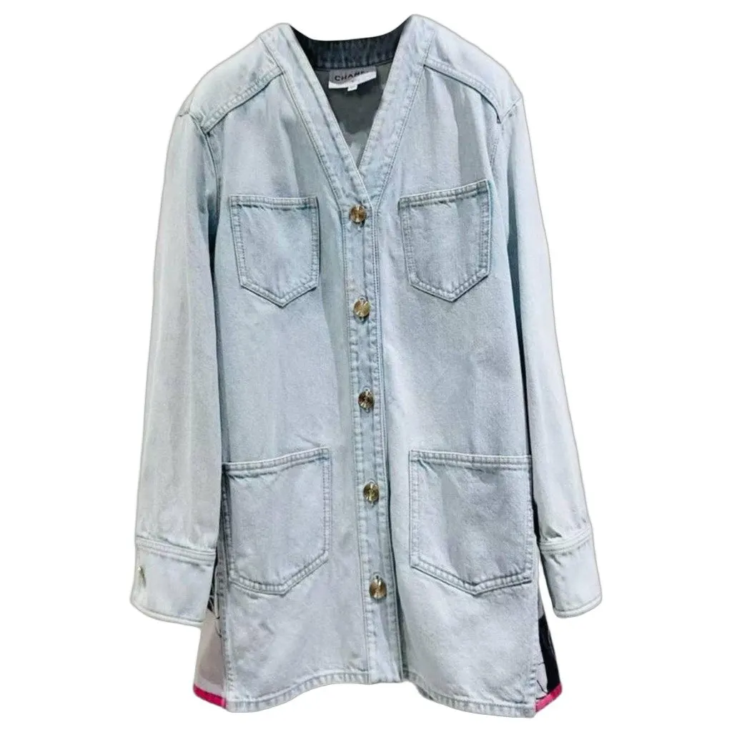 Chanel La Petite Veste Noire Cotton Jacket MultiColor Cotton Very good - Front View