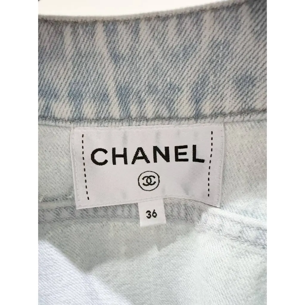 Chanel La Petite Veste Noire Cotton Jacket MultiColor Cotton Very good - Inside View