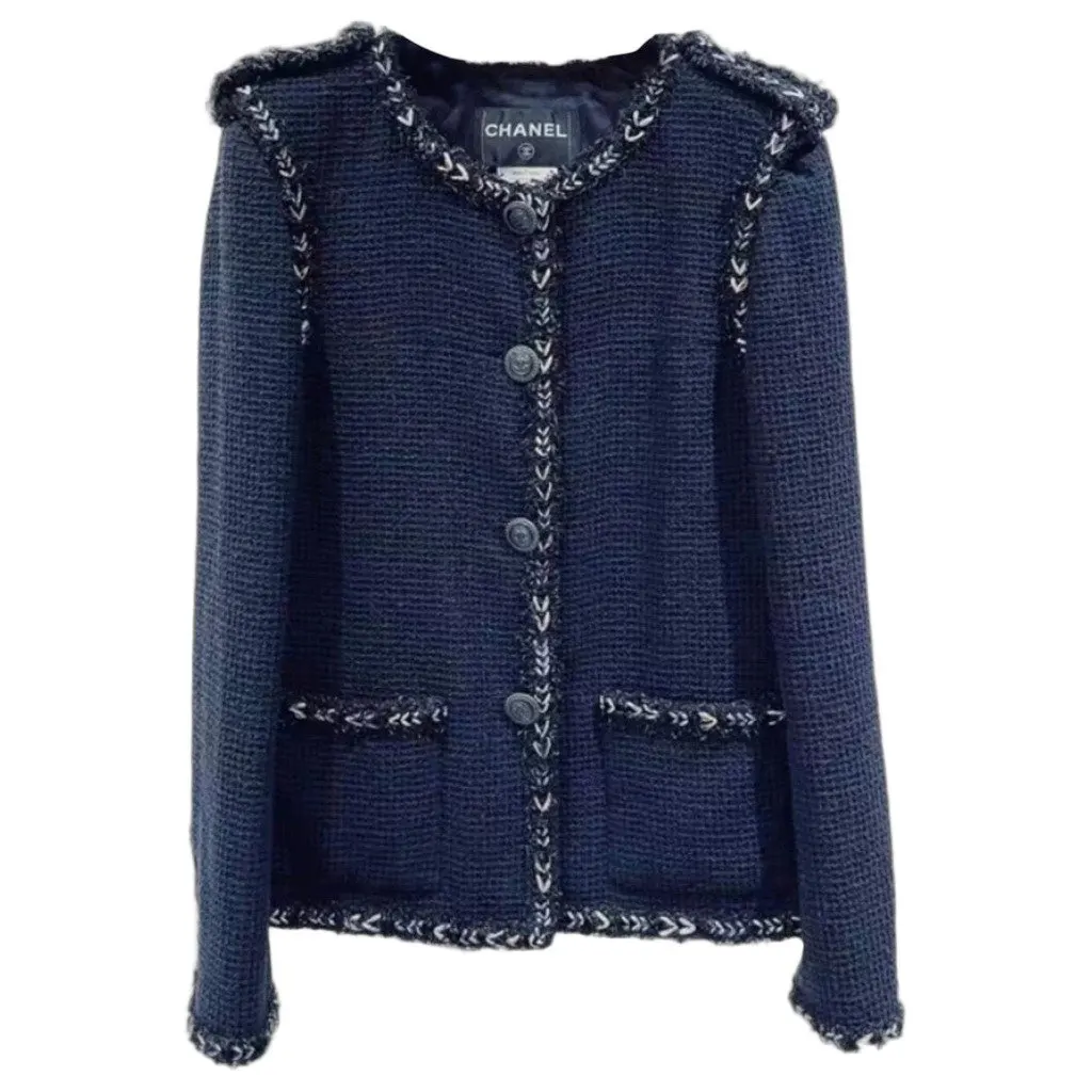 Chanel La Petite Veste Noire Wool Jacket MultiColor Wool Very good - Front View