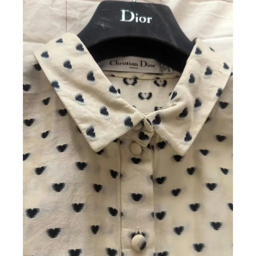 Dior Silk Dress MultiColor Silk Very good - Back View