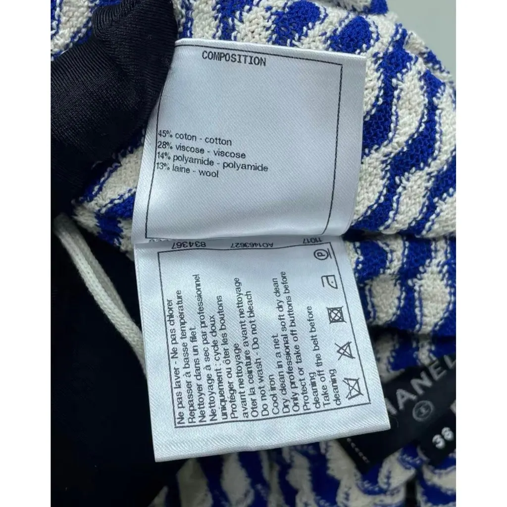 Chanel Cotton Knitwear MultiColor Cotton Very good - Box View