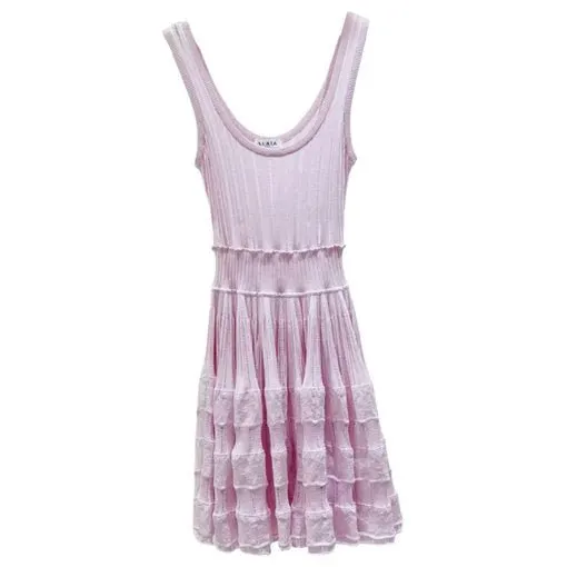 Alaïa Viscose Dress MultiColor Viscose Very good - Front View