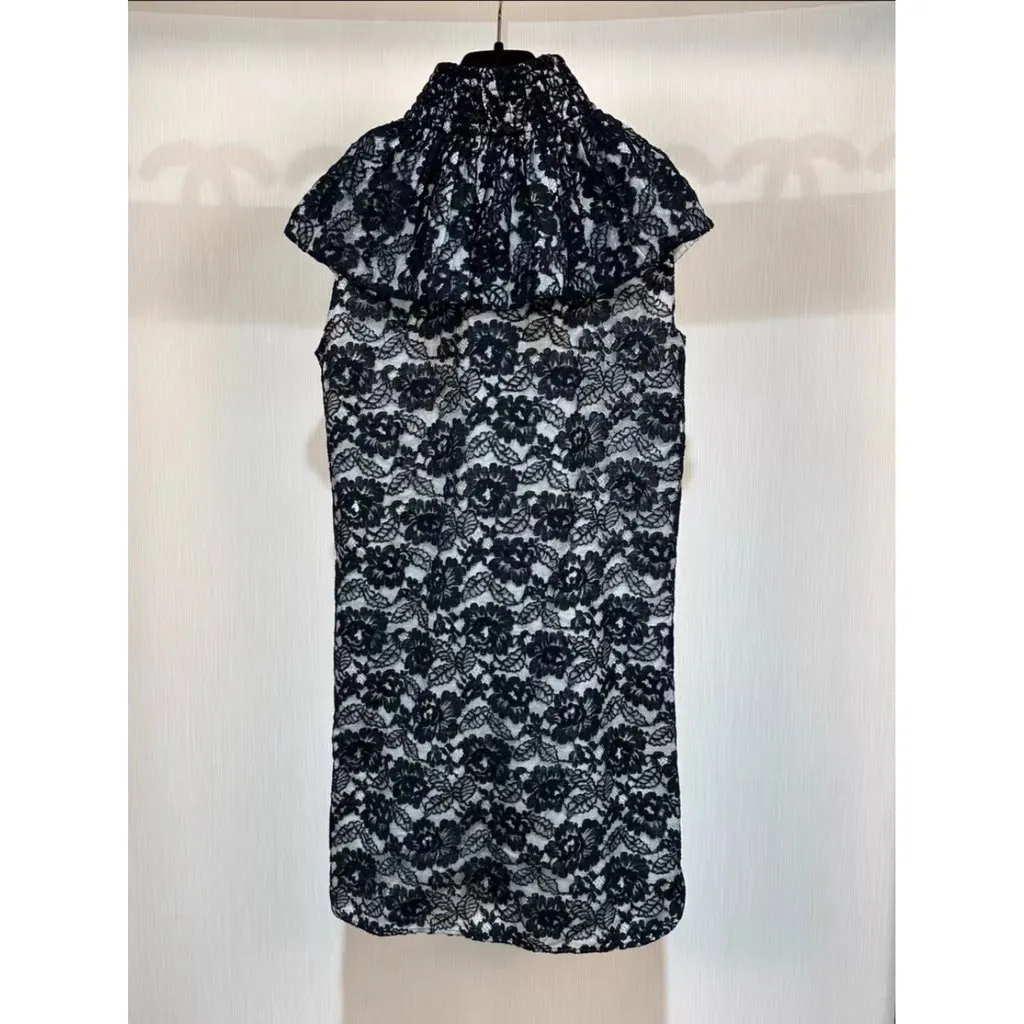 Chanel Cotton Dress MultiColor Cotton Very good - Back View