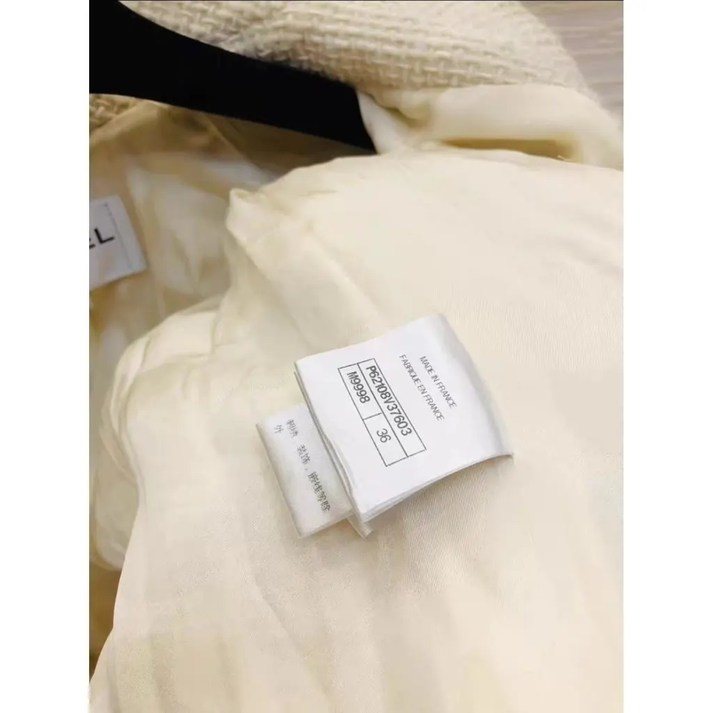 Chanel Wool Coat MultiColor Wool Very good - Box View