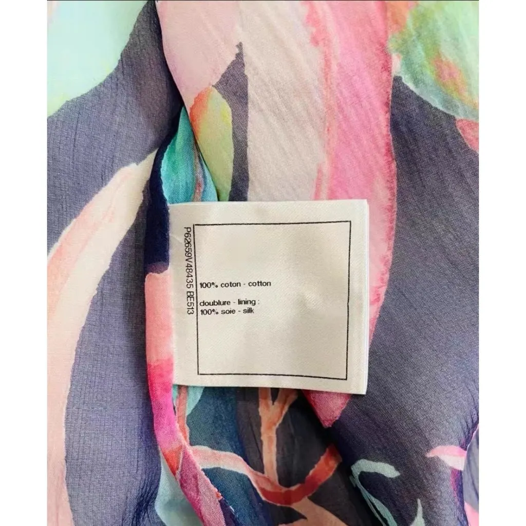 Chanel La Petite Veste Noire Cotton Jacket MultiColor Cotton Never worn, with tag - Inside View