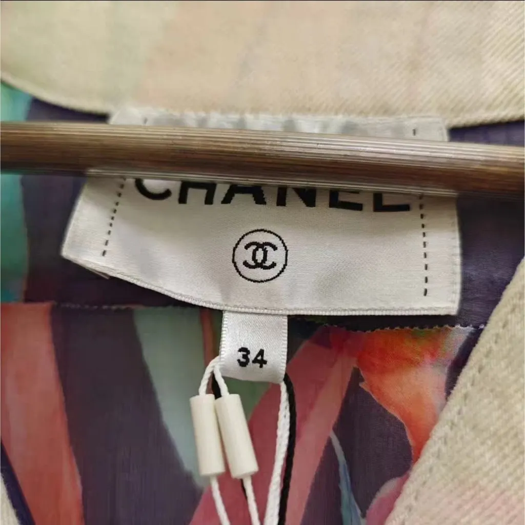 Chanel La Petite Veste Noire Cotton Jacket MultiColor Cotton Never worn, with tag - Box View
