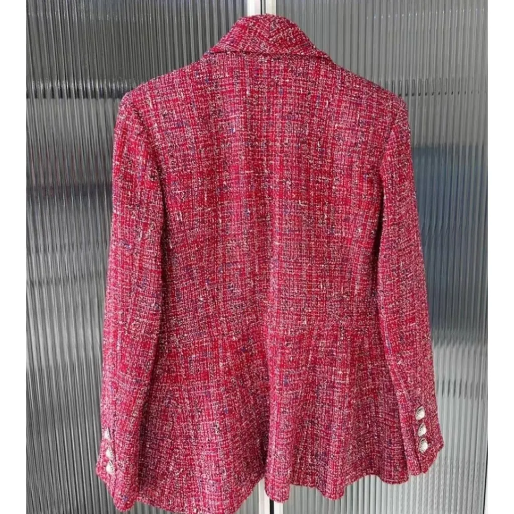 Chanel La Petite Veste Noire Tweed Jacket MultiColor Tweed Very good - Back View