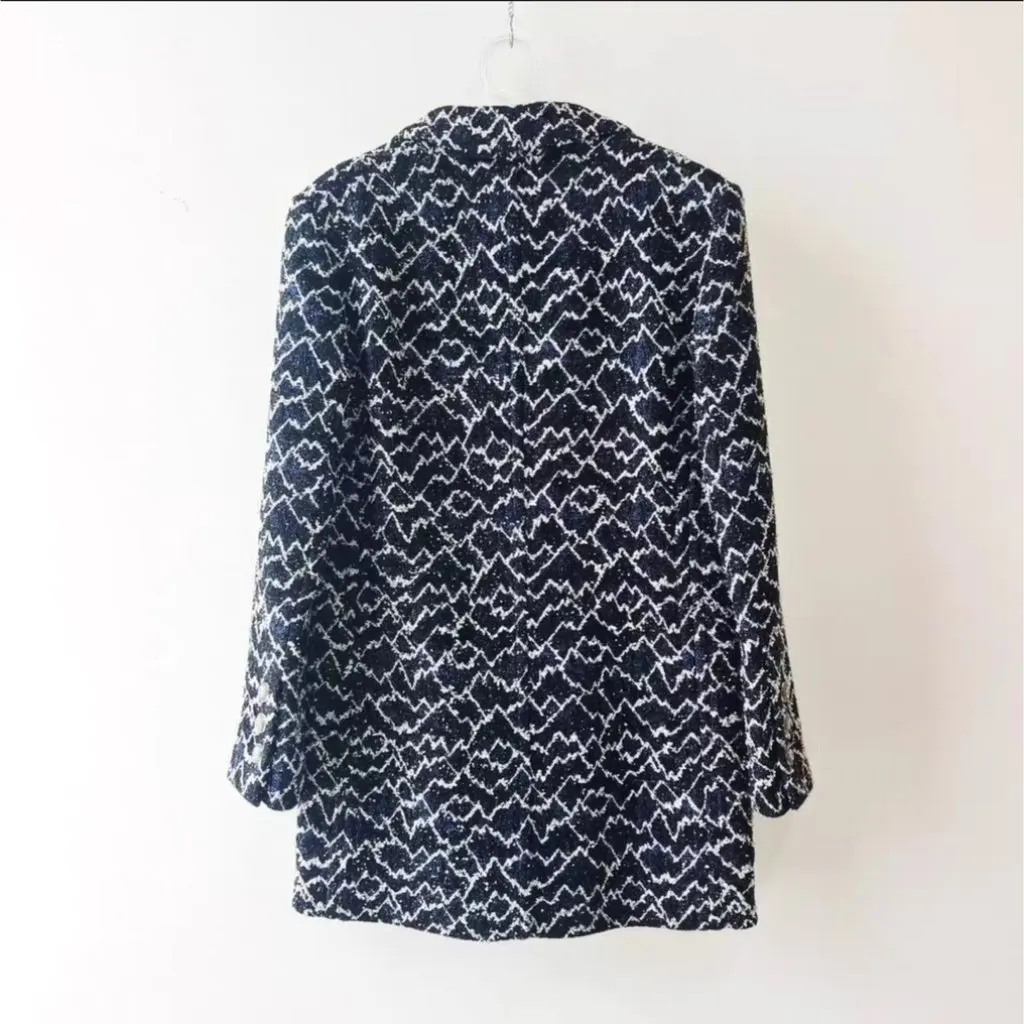 Chanel La Petite Veste Noire Tweed Jacket MultiColor Tweed Very good - Inside View