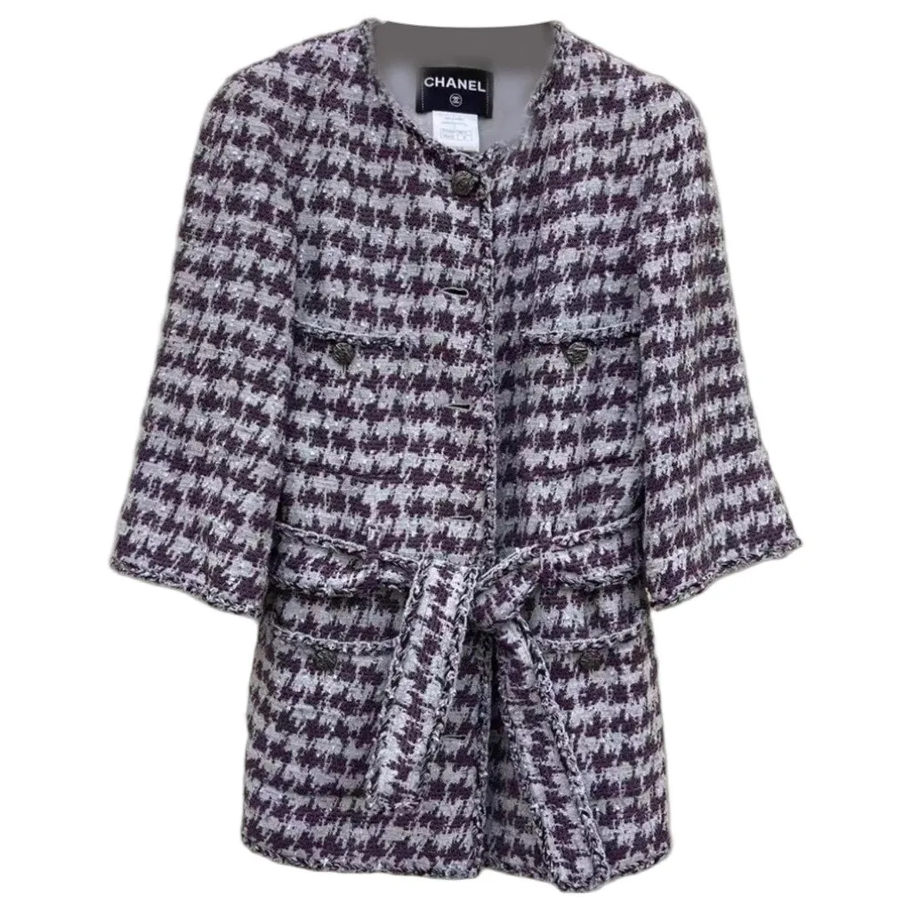 Chanel La Petite Veste Noire Tweed Jacket MultiColor Tweed Very good - Front View