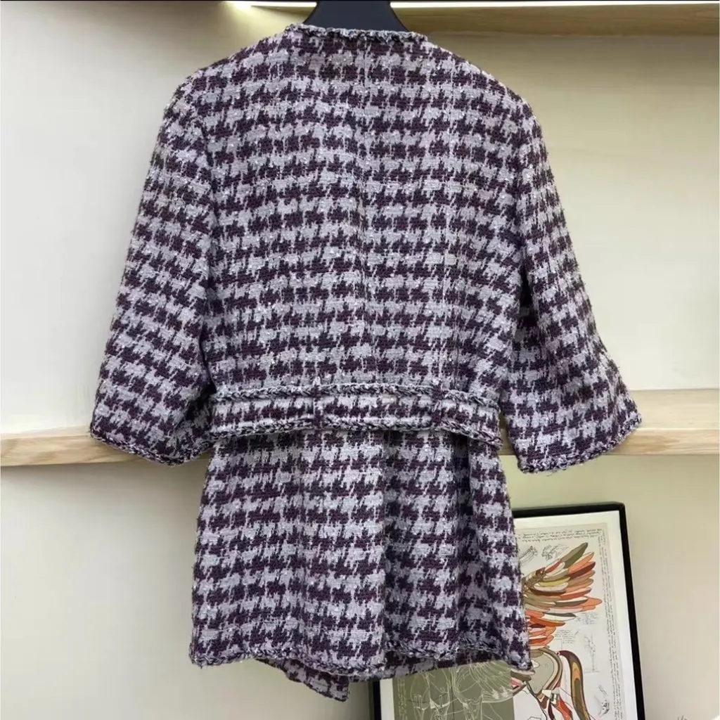 Chanel La Petite Veste Noire Tweed Jacket MultiColor Tweed Very good - Back View