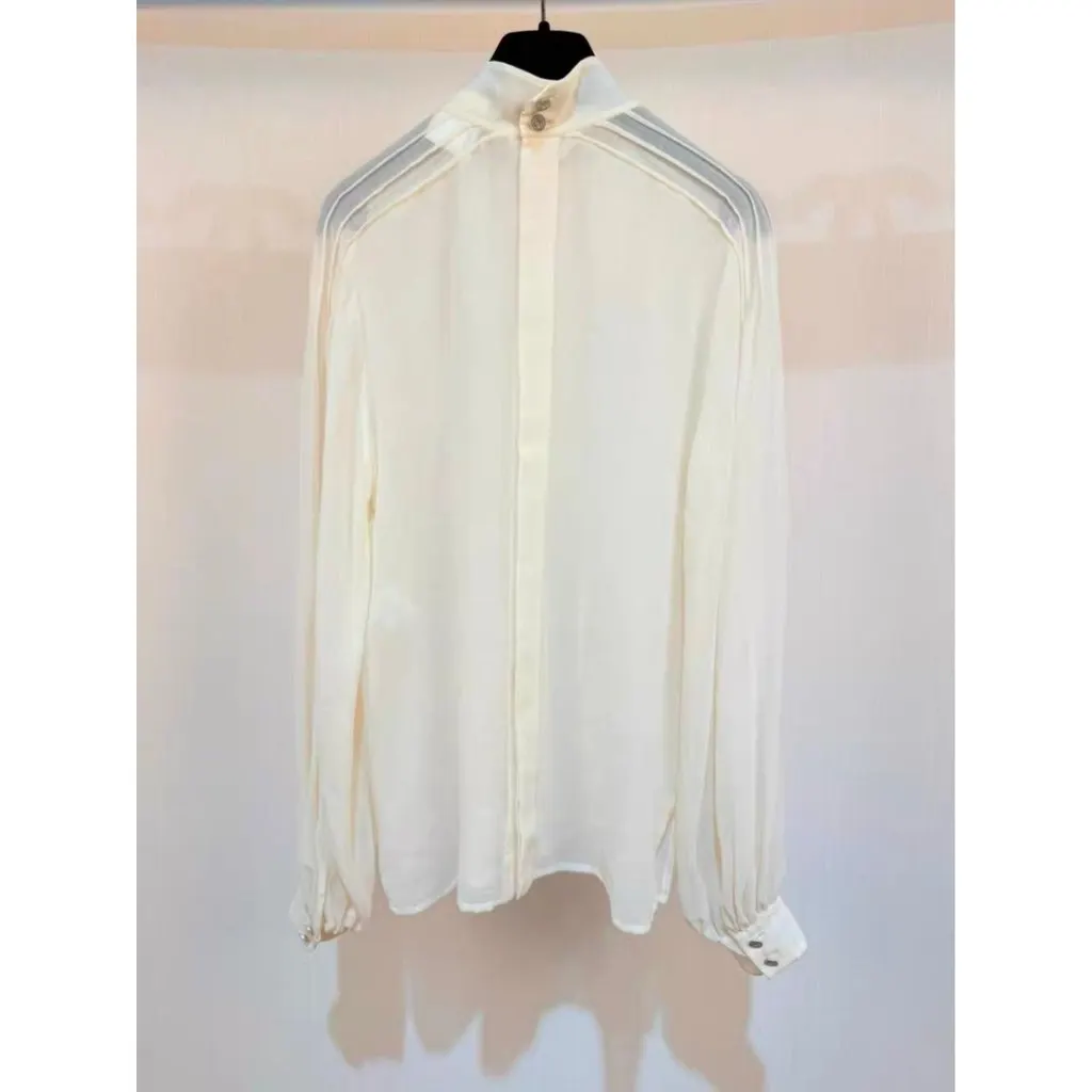 Chanel Wool Top MultiColor Wool Very good - Back View