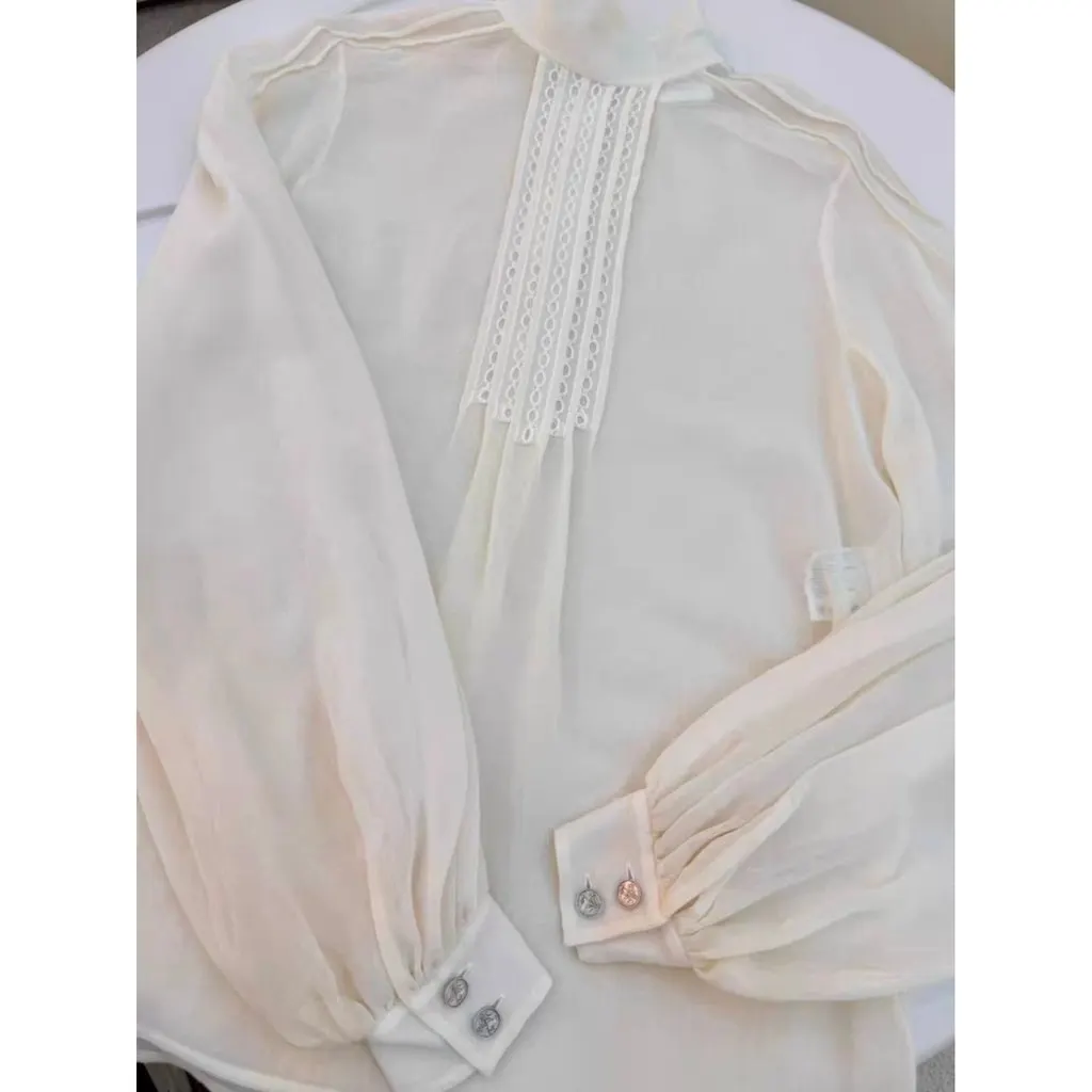 Chanel Wool Top MultiColor Wool Very good - Inside View