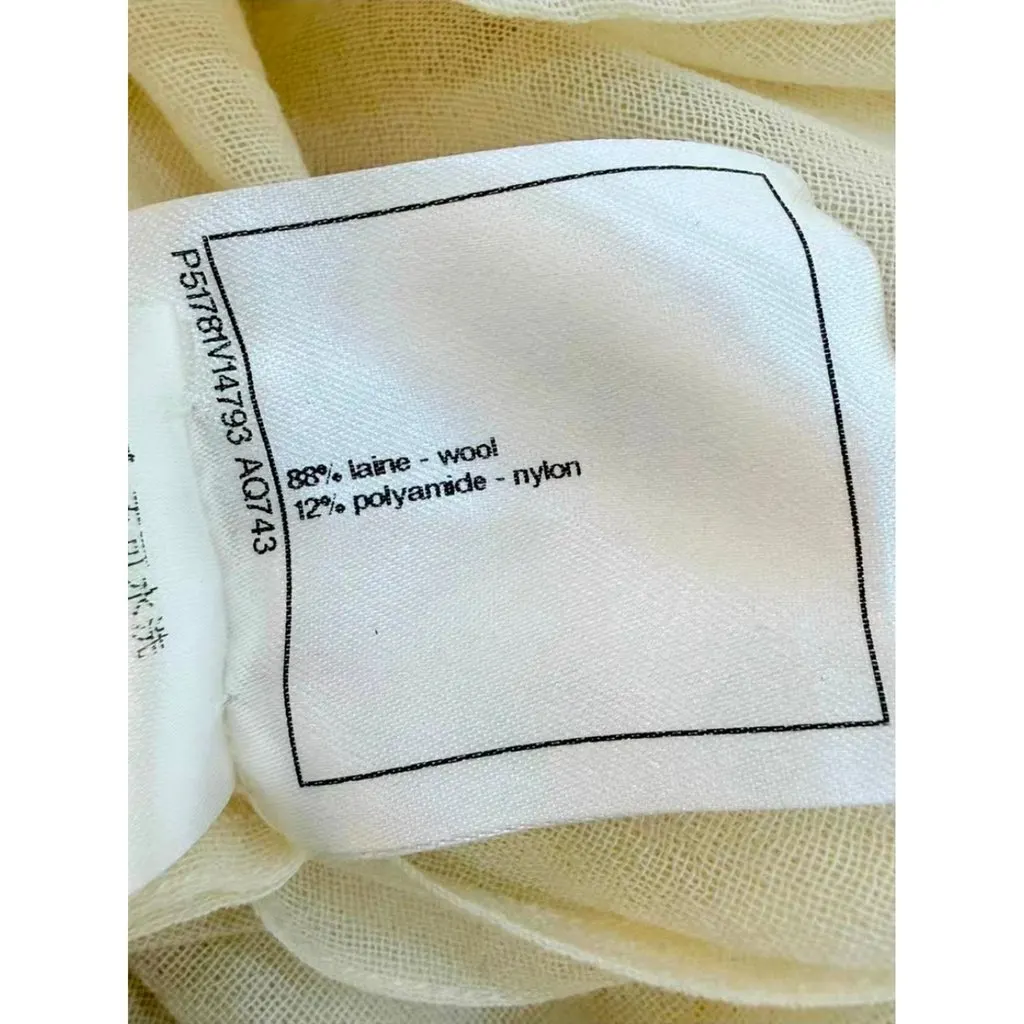 Chanel Wool Top MultiColor Wool Very good - Box View