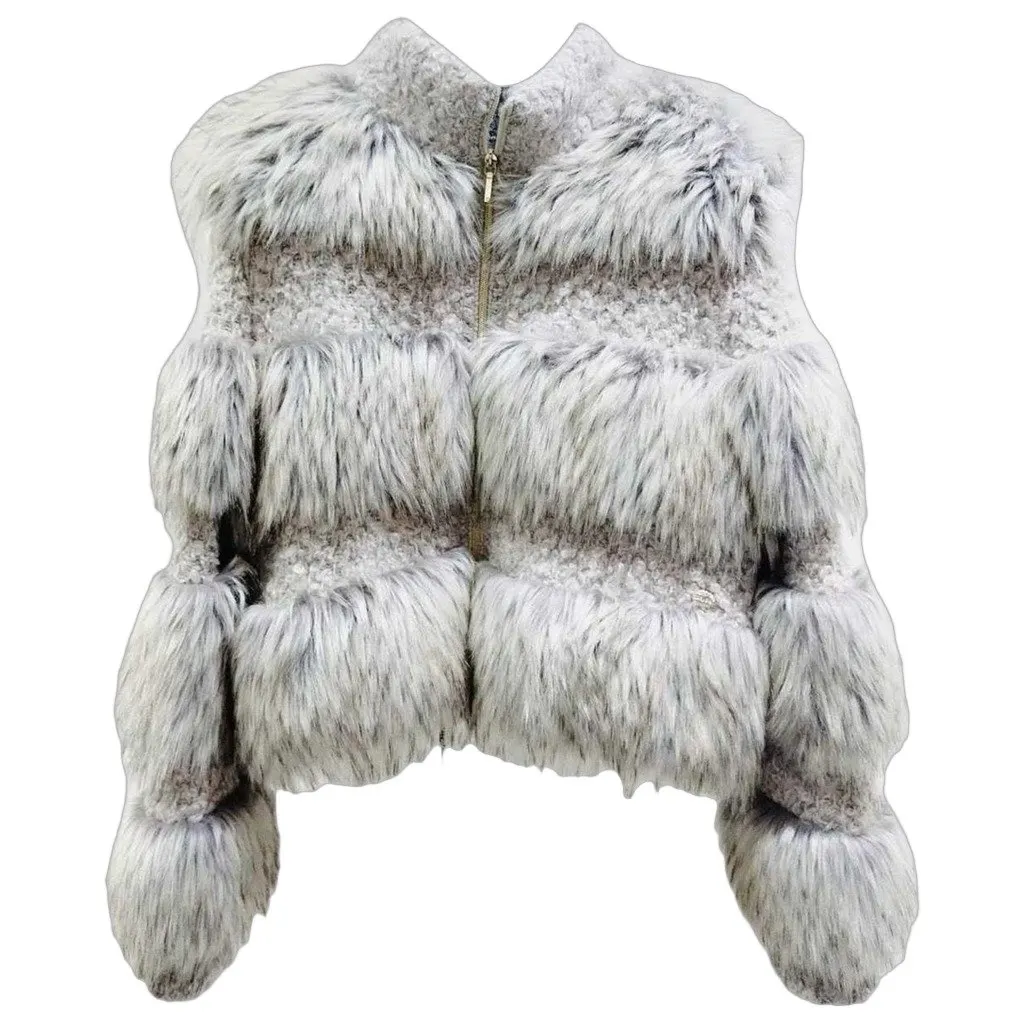 Chanel Wool Coat MultiColor Wool Very good - Front View