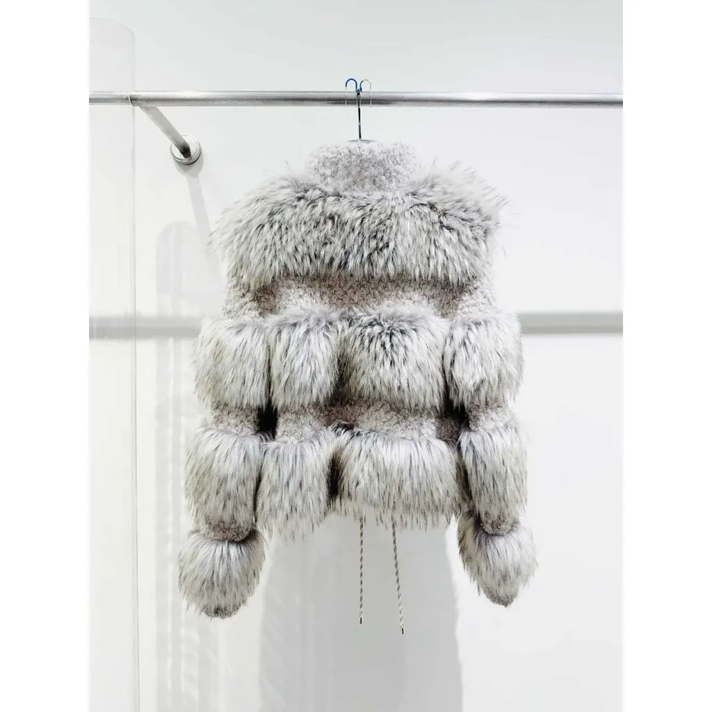 Chanel Wool Coat MultiColor Wool Very good - Back View