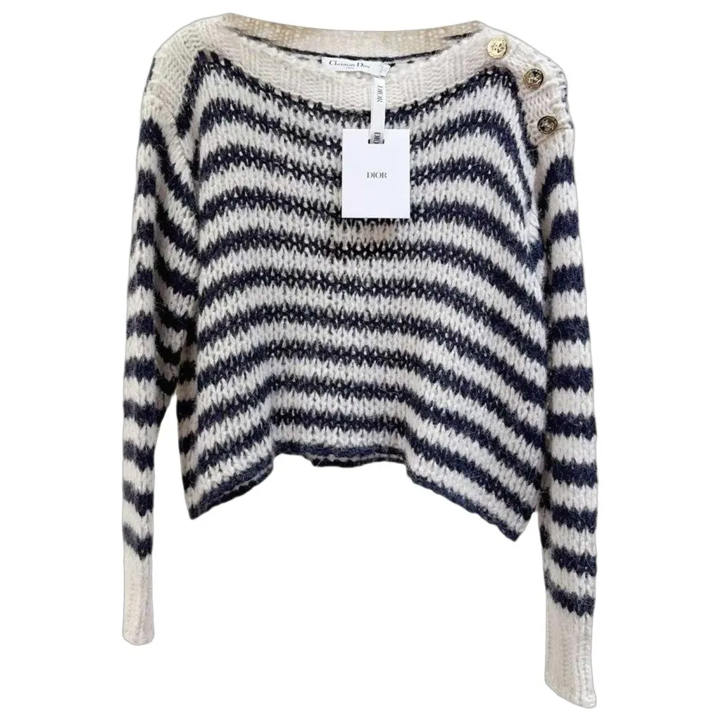 Dior J'Adior Wool Knitwear MultiColor Wool Never worn, with tag - Front View
