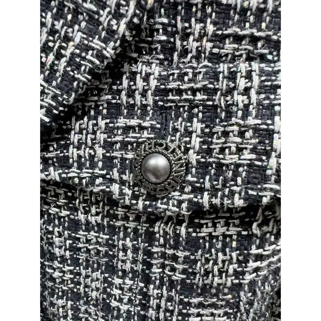 Chanel La Petite Veste Noire Cotton Jacket MultiColor Cotton Very good - Back View